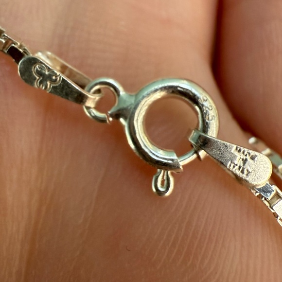 Vintage 925 Beaded Necklace - Picture 4 of 7